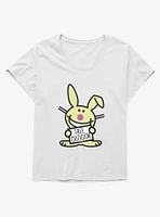 It's Happy Bunny Free Criticism Girls T-Shirt Plus