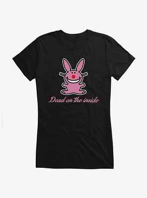 It's Happy Bunny Dead Inside Girls T-Shirt
