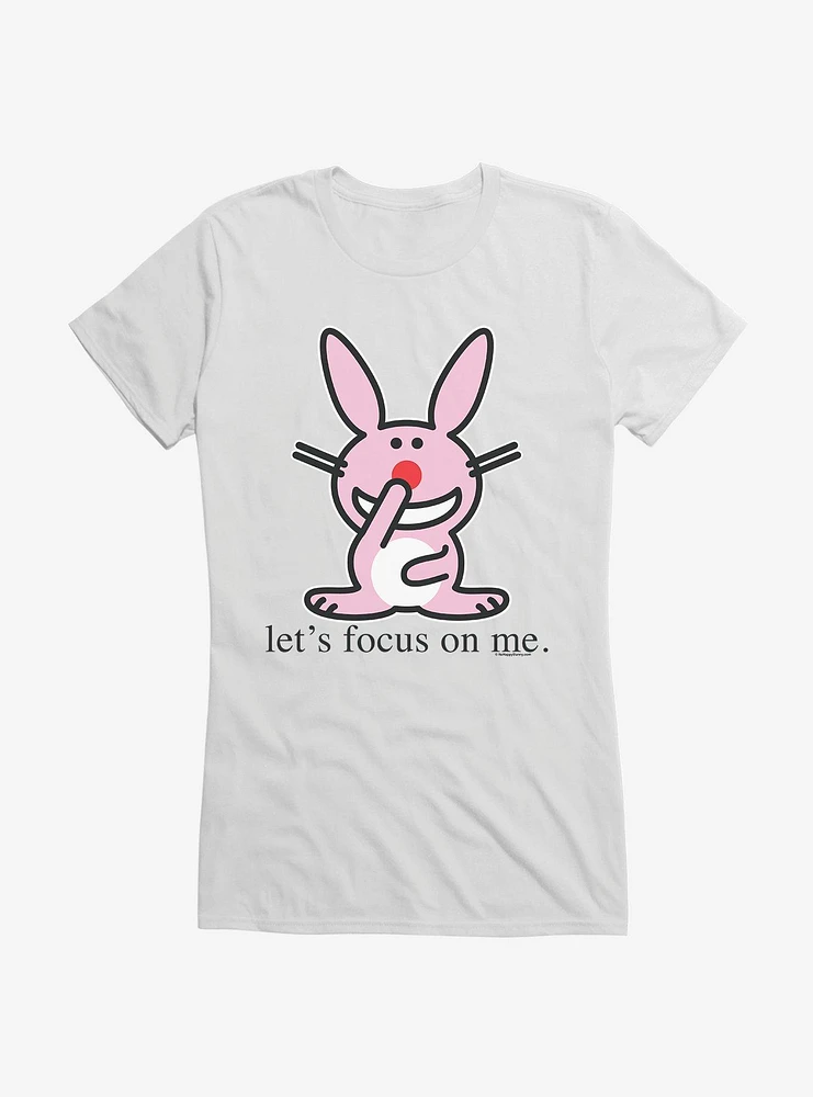 It's Happy Bunny Focus On Me Girls T-Shirt