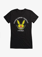 It's Happy Bunny Ignore Yourself Girls T-Shirt