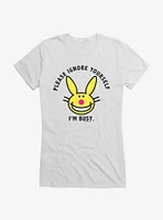 It's Happy Bunny Ignore Yourself Girls T-Shirt