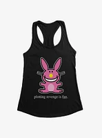 It's Happy Bunny Revenge Is Fun Girls Tank