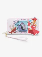 Loungefly Disney Sleeping Beauty Lenticular Portrait Zip Wallet