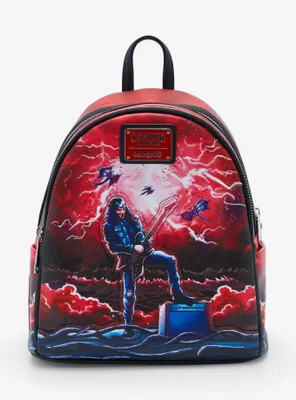 Loungefly Stranger Things Eddie Munson Scenic Glow-in-the-Dark Mini Backpack