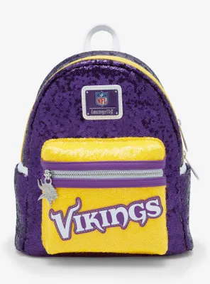 Loungefly NFL Minnesota Vikings Sequin Mini Backpack