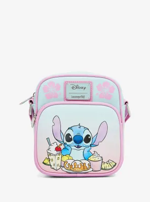 Loungefly Disney Lilo & Stitch Snacking Stitch Crossbody Bag - BoxLunch Exclusive