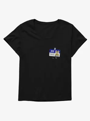 The Office Dwight Badge Womens T-Shirt Plus