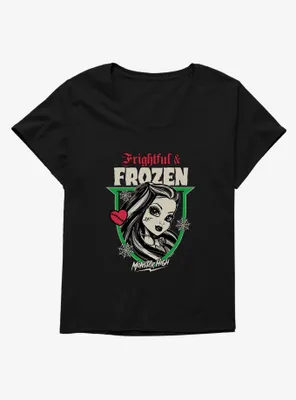 Monster High Frankie Stein Frightful And Frozen Womens T-Shirt Plus