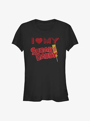 Tootsie Roll I Love My Sugar Daddy Girls T-Shirt