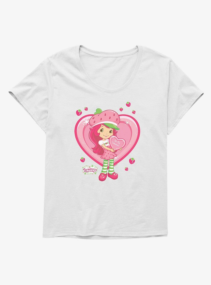 Strawberry Shortcake Be My Valentine Girls T-Shirt Plus