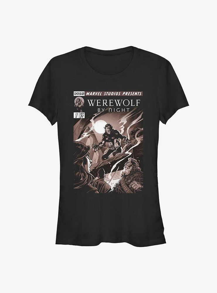 Marvel Studios' Special Presentation: Werewolf By Night Cover Art Girls T-Shirt