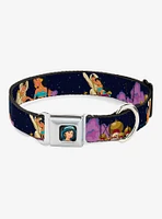 Disney Aladdin Jasmine Magic Carpet Ride Scenes Seatbelt Buckle Dog Collar