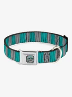 Disney Alice Wonderland Cheshire Cat Stripes Seatbelt Buckle Dog Collar