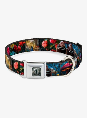 Disney Alice Wonderland Movie Encounters Seatbelt Buckle Dog Collar