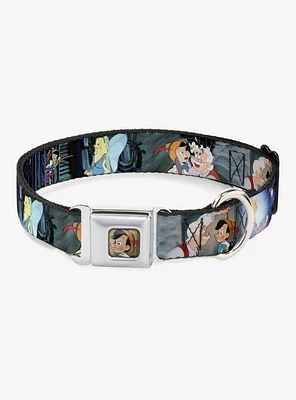 Disney Pinocchio Jiminy Cricket Workshop Tools Seatbelt Buckle Dog Collar