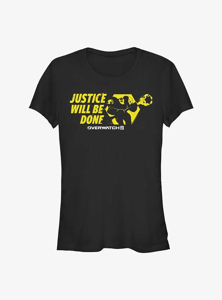 Overwatch 2 Reinhardt Justice Will Be Done Girls T-Shirt