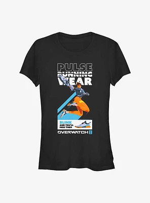 Overwatch 2 Tracer Pulse Running Wear Girls T-Shirt