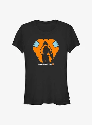 Overwatch 2 Tracer Silhouette Girls T-Shirt
