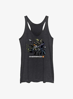Overwatch 2 Group Action Shot Girls Tank