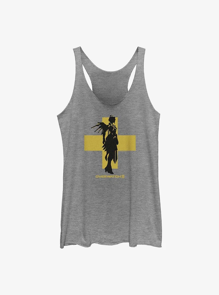 Overwatch 2 Mercy Silhouette Girls Tank