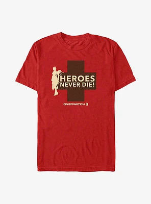 Overwatch 2 Mercy Heroes Never Die T-Shirt