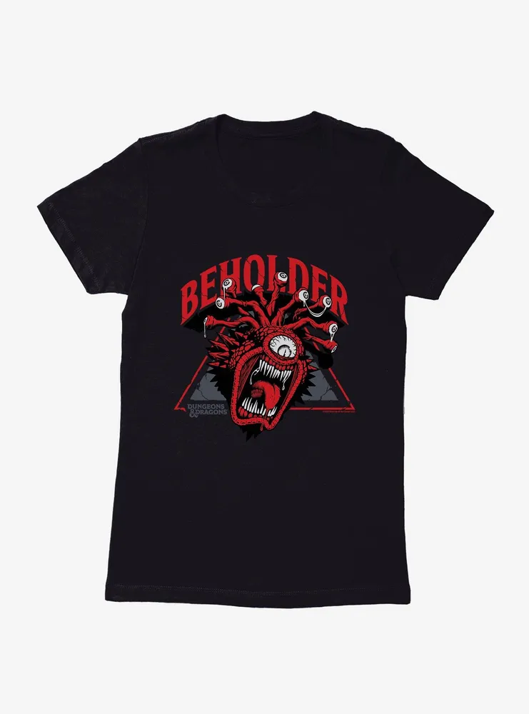 Dungeons & Dragons Beholder Triangle Womens T-Shirt