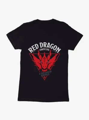 Dungeons & Dragons Red Dragon Womens T-Shirt
