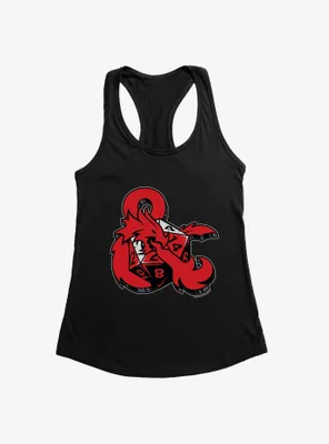 Dungeons & Dragons Ampersand Dice Womens Tank Top