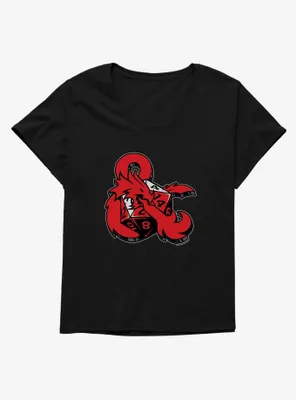 Dungeons & Dragons Ampersand Dice Womens T-Shirt Plus
