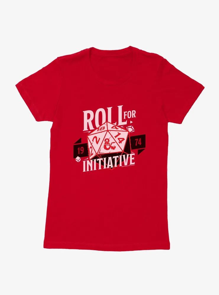 Dungeons & Dragons Roll For Initiative Womens T-Shirt