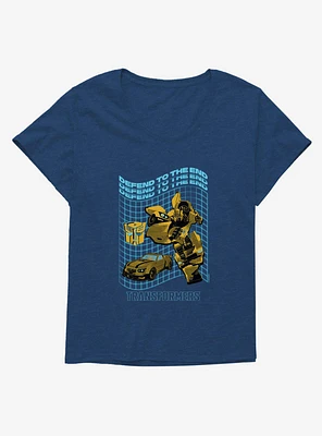 Transformers Defend To The End Bumblebee Girls T-Shirt Plus