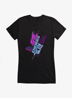 Transformers Enemies Split Girls T-Shirt