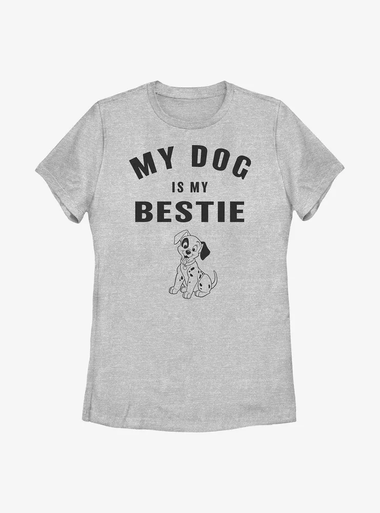 Disney 101 Dalmatians Patch Is My Bestie Womens T-Shirt