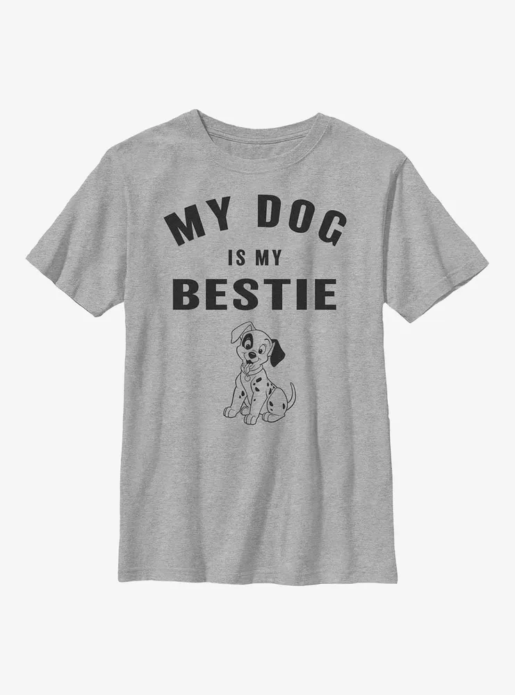 Disney 101 Dalmatians Patch Is My Bestie Youth T-Shirt