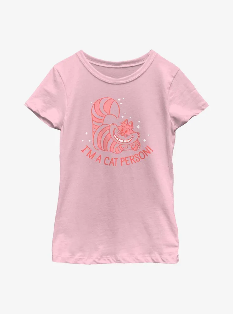 Disney Alice Wonderland Cheshire Cat Person Youth Girls T-Shirt