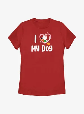 Disney Bolt Love My Dog Womens T-Shirt