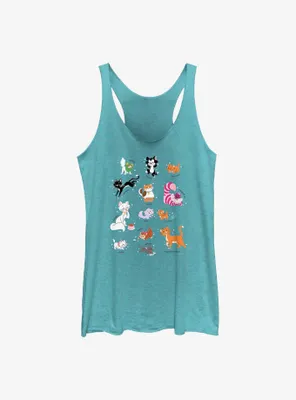 Disney Channel Cats of Womens Tank Top
