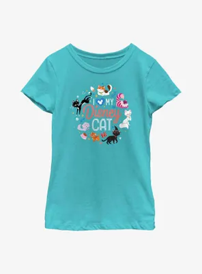 Disney Channel I Love Cats Youth Girls T-Shirt