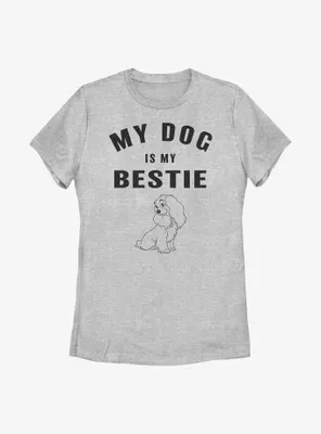 Disney Lady and the Tramp Is My Bestie Womens T-Shirt