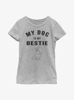 Disney Lady and the Tramp Is My Bestie Youth Girls T-Shirt