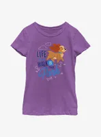 Disney Lady and The Tramp Walk Park Youth Girls T-Shirt