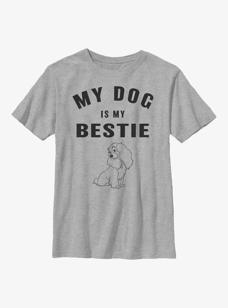 Disney Lady and the Tramp Is My Bestie Youth T-Shirt