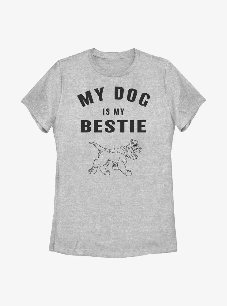 Disney Oliver & Company Dodger Is My Bestie Womens T-Shirt
