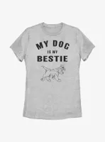 Disney Oliver & Company Dodger Is My Bestie Womens T-Shirt