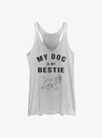 Disney Oliver & Company Dodger Is My Bestie Womens Tank Top