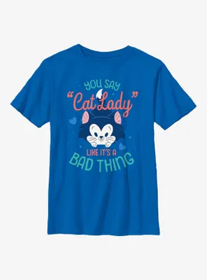 Disney Pinocchio Cat Lady Youth T-Shirt
