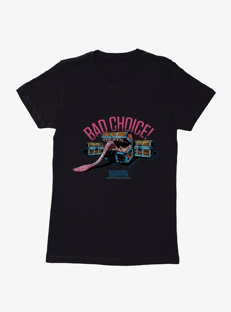 Dungeons & Dragons: Honor Among Thieves Bad Choice Mimic Womens T-Shirt