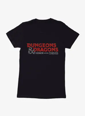 Dungeons & Dragons: Honor Among Thieves Movie Title Logo Womens T-Shirt