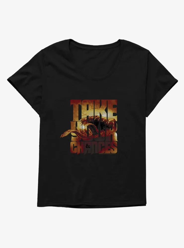 Dungeons & Dragons: Honor Among Thieves Take Your Chances Womens T-Shirt Plus