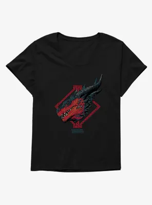 Dungeons & Dragons: Honor Among Thieves Red Dragon Profile Womens T-Shirt Plus